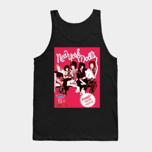 The New York Dolls 5¢ Bubble Gum Pack (with Bonus Color Puzzle) Tank Top